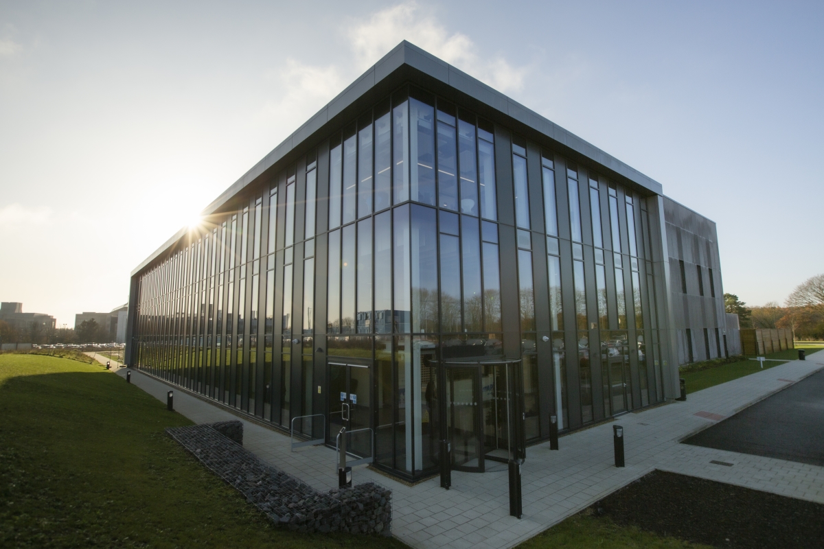 Rentschler Biopharma Building in Stevenage UK 
