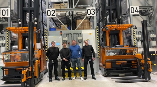 Rentschler Biopharma CDMO warehouse logistics apprentices