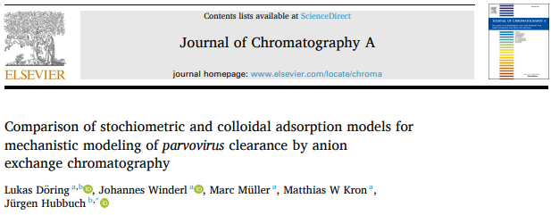 Rentschler Biopharma: Comparison of stoichiometric and colloidal adsorption models for mechanistic modeling of parvovirus clearance by anion exchange chromatography Rentschler Biopharma: Comparison of stoichiometric and colloidal adsorption models for mechanistic modeling of parvovirus clearance by anion exchange chromatography